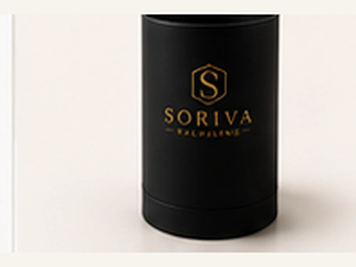 Custom paper tube packaging with luxury finish
